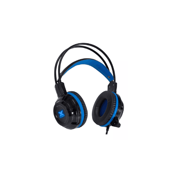 FONE DE OUVIDO HEADSET GAMER TARANIS V2 P2 COM MICROFONE - PRETO E AZUL