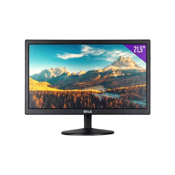 MONITOR SKUL 21,5" OFFICE LED 5MS COM ENTRADA HDMI+VGA