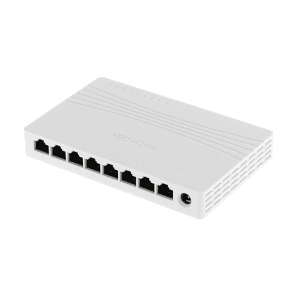 SWITCH PLÁSTICO GIGABIT DE 8 PORTAS - DS-3E0508D-O