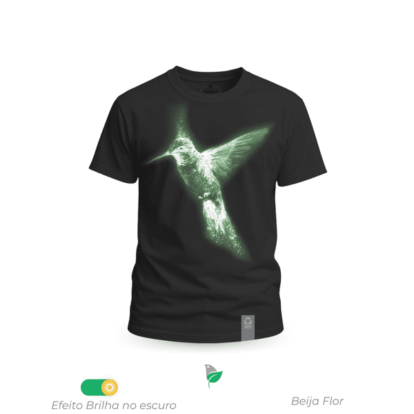 T-shirt Beija Flor - Preta