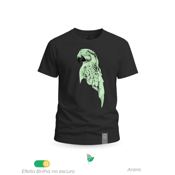 T-shirt Arara - Preta
