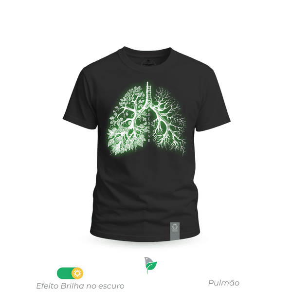 T-shirt Pulmão - Preta