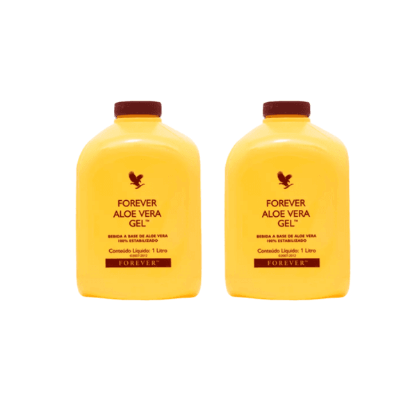 KIT 2 Aloe Vera Gel 1 Litro 