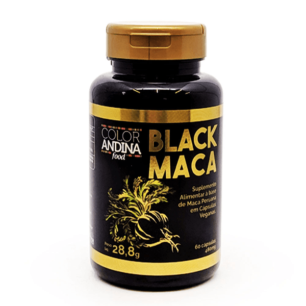 Maca Peruana Black Color Andina 60 caps 480mg