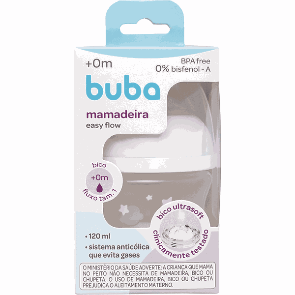 Mamadeira easy flow nuvem branca 120ml