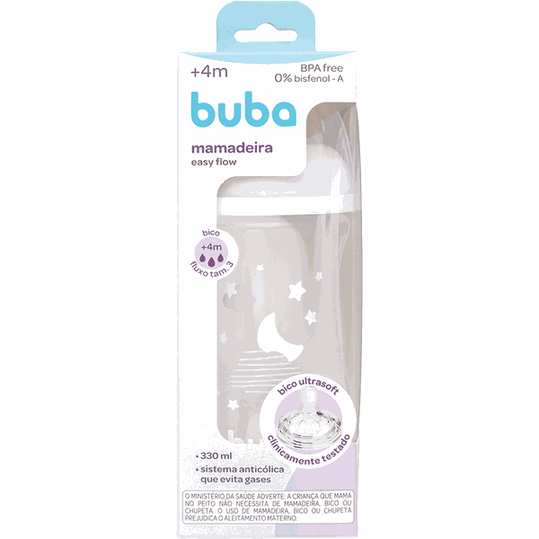 Mamadeira easy flow nuvem branca 330ml