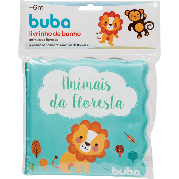 LIVRINHO DE BANHO ANIMAIS DA FLORESTA