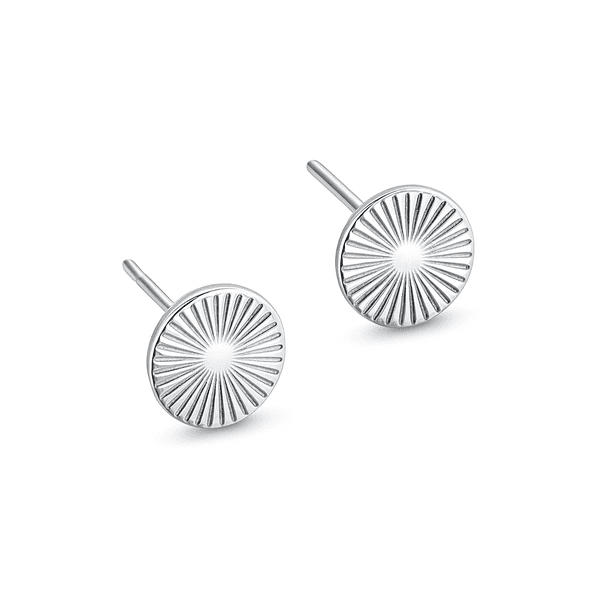 Brinco Redondo Clean Prata 925