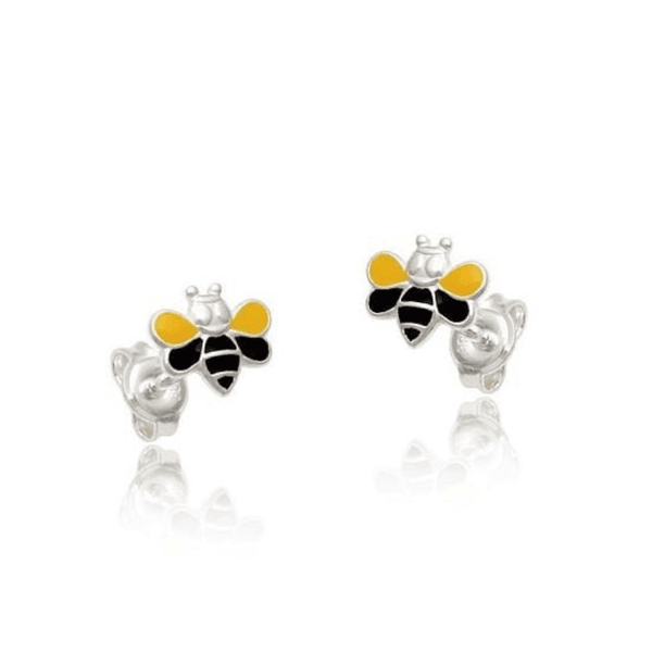 Brinco Baby Abelha Prata 925 