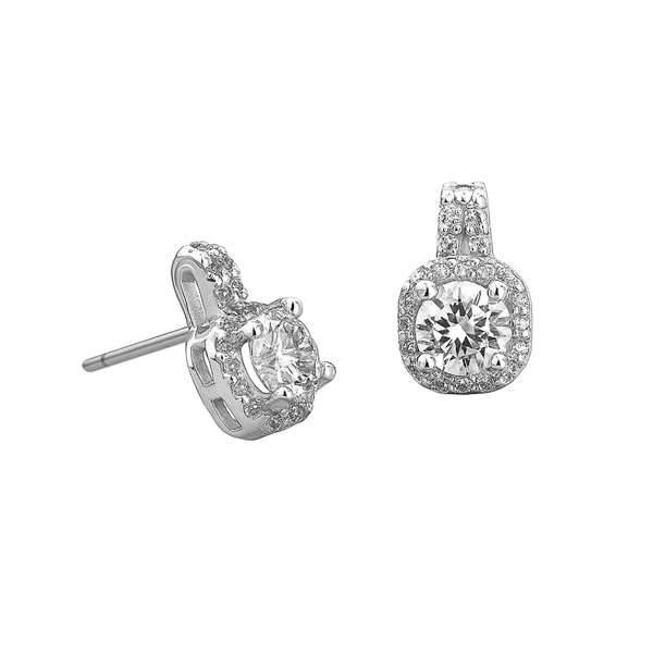 Brinco Glan Cravejado Prata 925