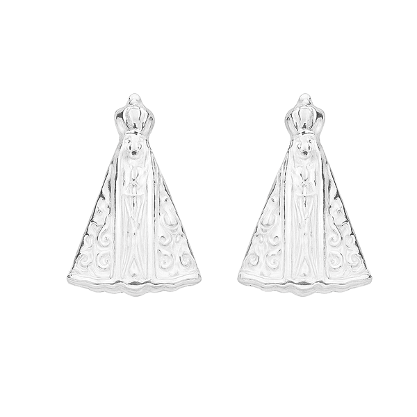 Brinco Nossa Senhora Prata 925