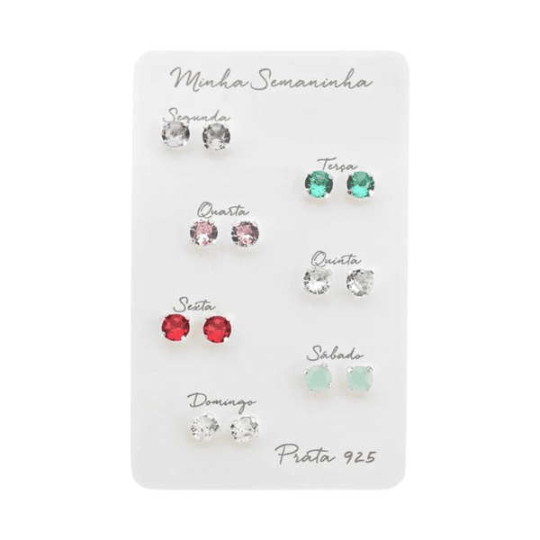 Kit Semaninha Ponto de Luz Prata 925 