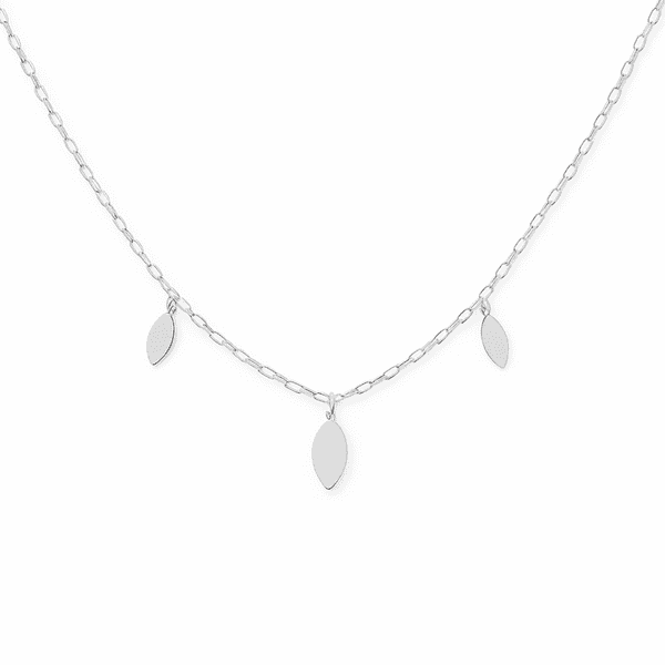 Choker Navete Prata 925 