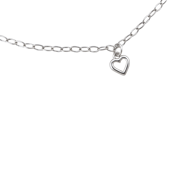 Pulseira Coração Prata 925