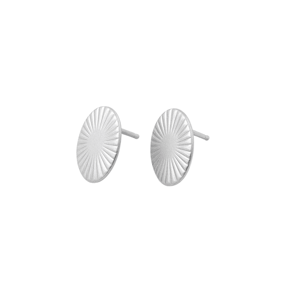 Brinco Oval Ris Prata 925