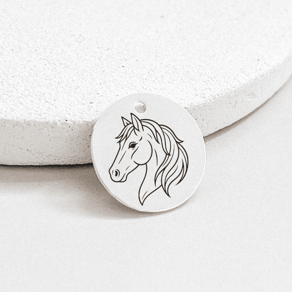 Pingente Personalizado Cavalo Prata 925
