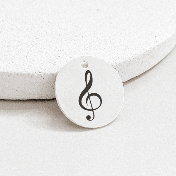 Pingente Personalizado Instrumento Musical Prata 925