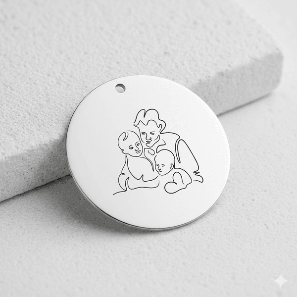 Pingente Personalizado Avó Prata 925 