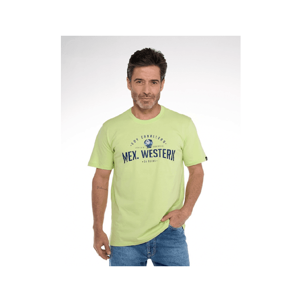 Camiseta Masc Ox Horns - Verde Limão