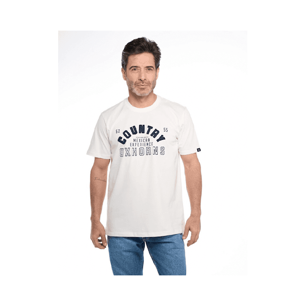 Camiseta Masc Ox - Creme