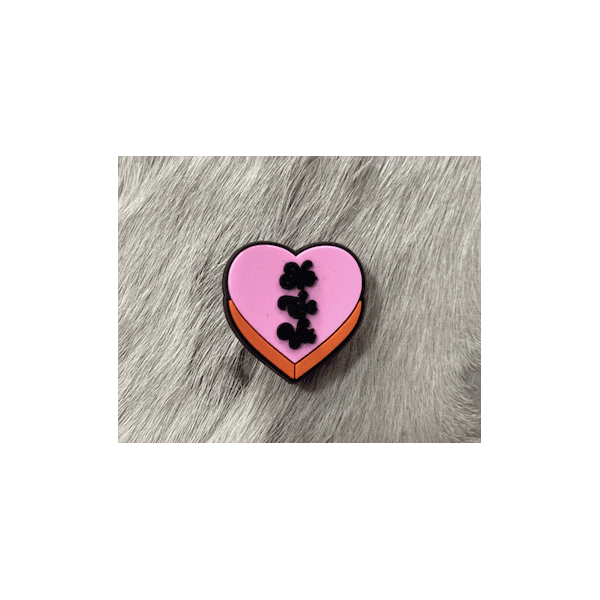Pin Para Crocs Coração