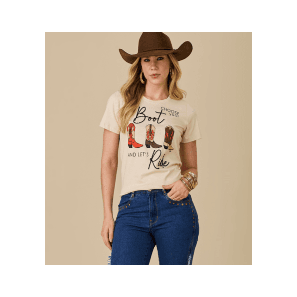 T-shirt Choose Your Boots - Moon Horse