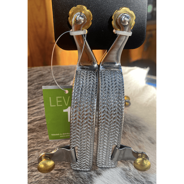 Espora com detalhe em dourado