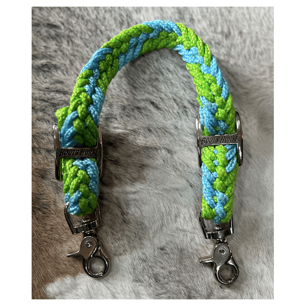 Levantador De Peiteira Em Nylon Verde/Azul