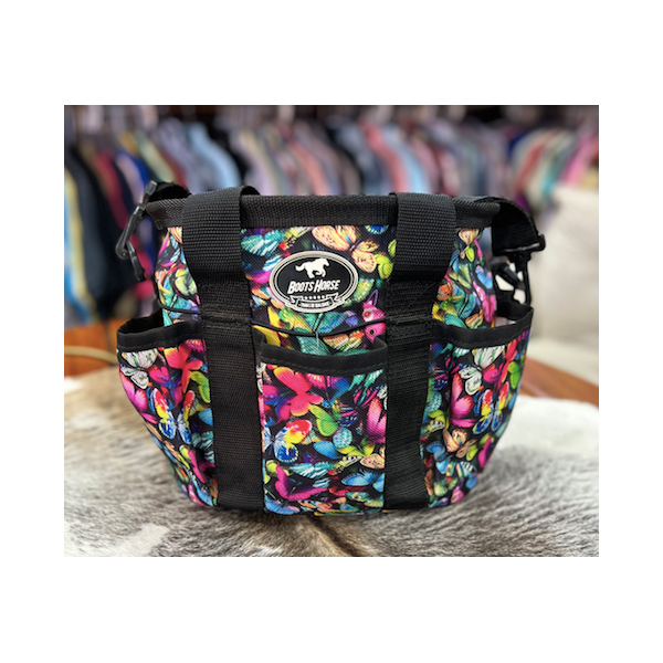 Bolsa Porta Materias Para Cavalo Boots Horse Borboletas
