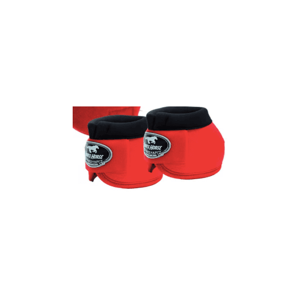 Cloche Boots Horse Vermelho