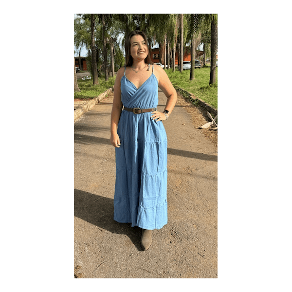 Vestido Jeans Delavê Dock's