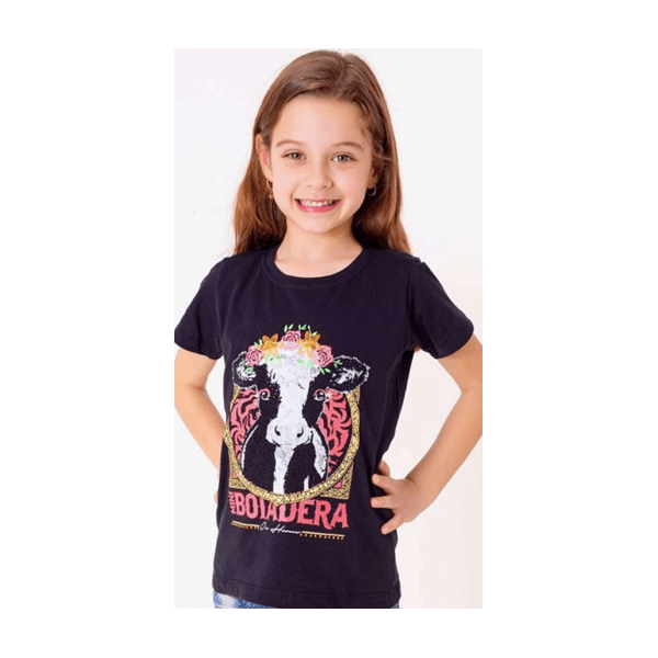 T-shirt Infantil Boiadeira 