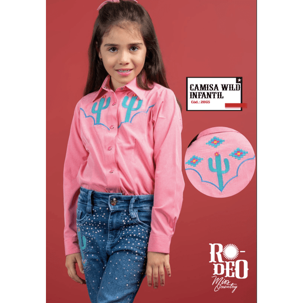 Camisa Infantil Wild - Miss Country