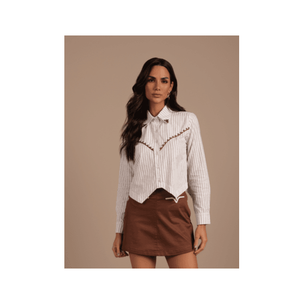 Camisa Cropped Millie - Moon Horse