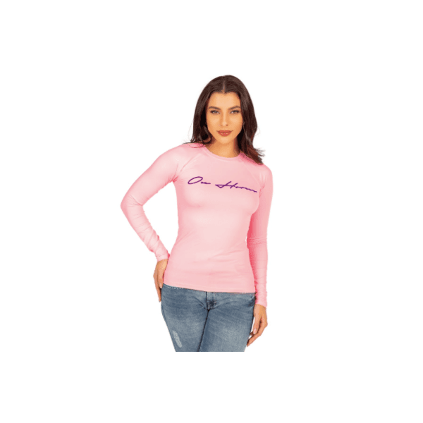 Blusa Uv Ox Horns - Rosa Noen