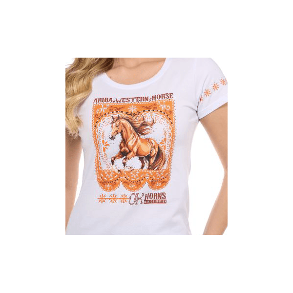 T-shirt Ox Horns - Branco