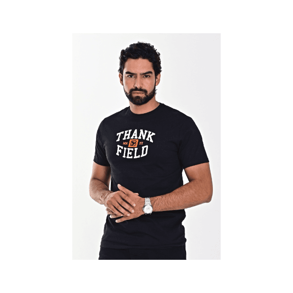Camiseta Masc Thankfield - Preto