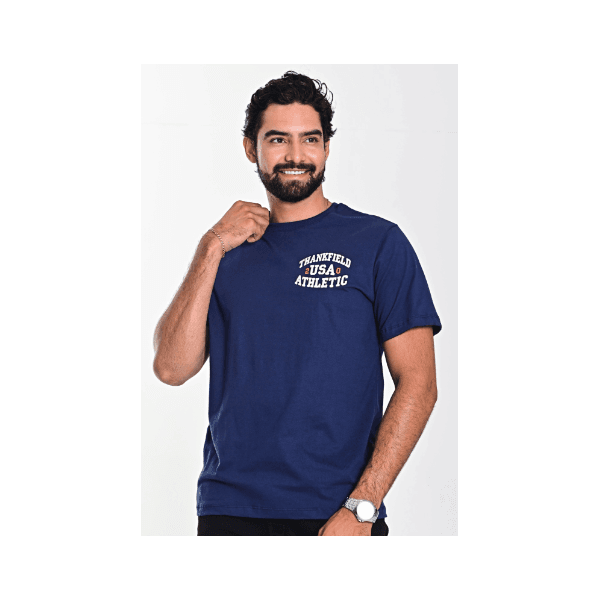 Camiseta Masc Thankfield - Azul Marinho