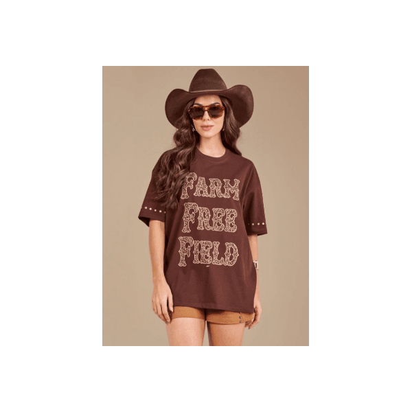 T-shirt Over Farm - Moon Horse