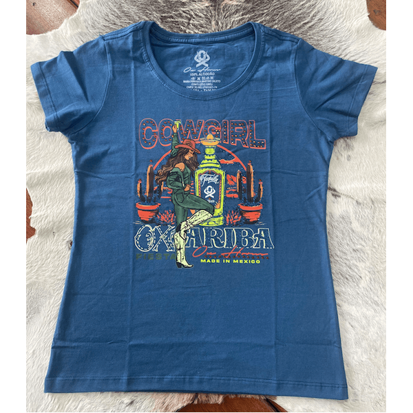 T-shirt Ox Horns - Petróleo