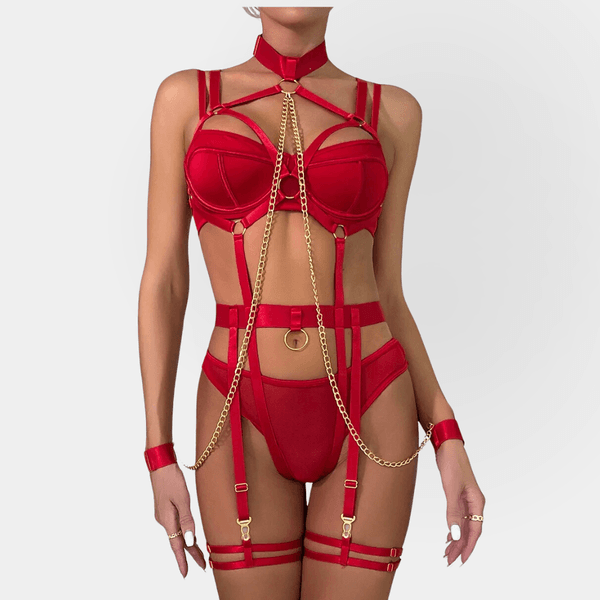 Lingerie Dakota Strap - Vermelha