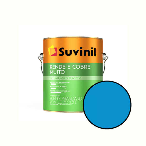 Tinta Rende e Cobre Muito Suvinil - Oceano