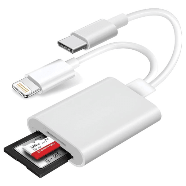 Leitor De Cartão Sd De Linha Dupla 2 Em 1 