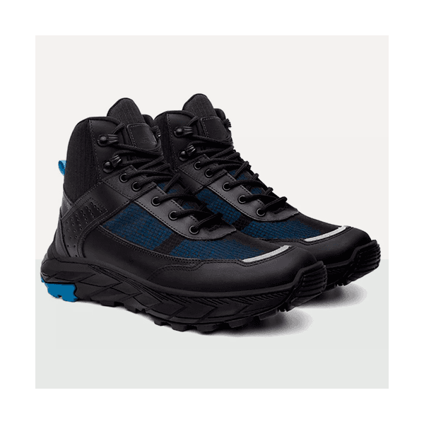 BOTA ADVENTURE MASCULINA VNT ULTRA PRETO E AZUL
