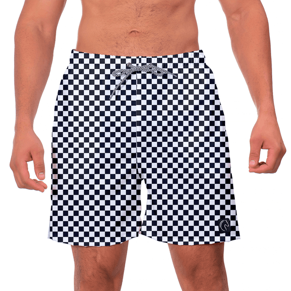 Short Masculino Xadrez Moda Praia ou Academia W2 Premium