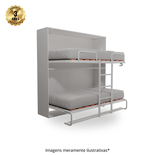 Cama Beliche Linha Prime Com Movel