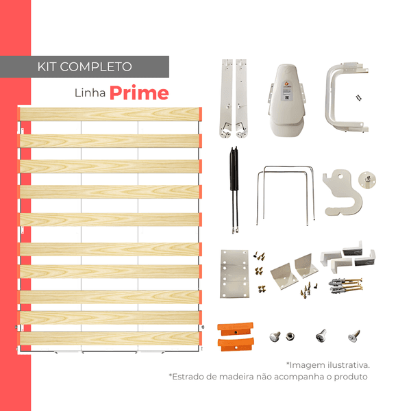 Kit Ferragens Queen Vertical Linha Prime - SH