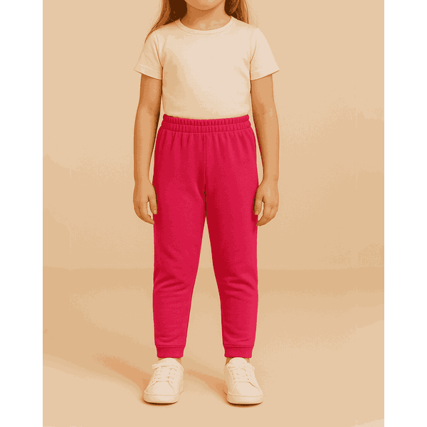 Calça moletom infantil Soletex feminina fúcsia 1 ao 3 