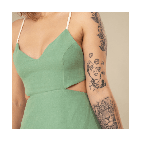 Vestido Acurí - Coleção Arara Azul