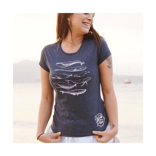 Camiseta Feminina - Coleção Cetáceos 